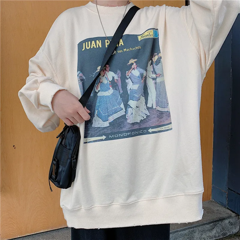 

2019 spring and autumn sweatshirt female Harajuku thin section ins tide loose Korean bf Harajuku lazy wind jacket