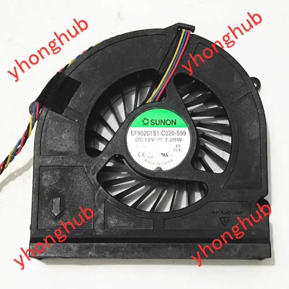 SUNON EF90201S1 C020 S99 AC/DC 12V 7 20 W 4 проводной Сервер вентилятор охлаждения ноутбука|server fan|dc