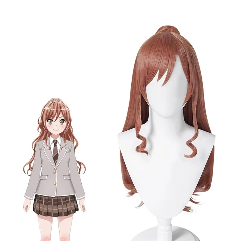 Imai Lisa Cosplay Costume BanG Dream! Roselia Cosplay Wig High School Girl JK Uniform Suit Halloween Party 0 (11)