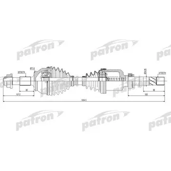 

Axle right 35X1205X31 CITROEN JUMPER 3,0HDI 06, FIAT DUCATO 3,0D 06-, PEUGEOT BOXER 3,0 HDI 06 PATRON PDS0427