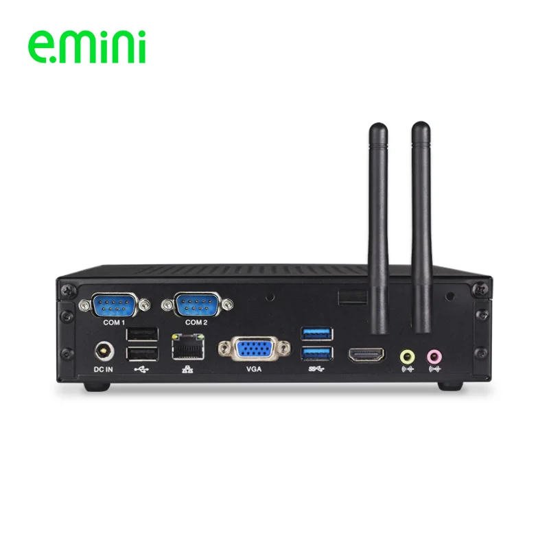 Мини ПК Intel Celeron J1900 Barebone Linux Windows 10 тонкий клиентский макро компьютер бесплатная
