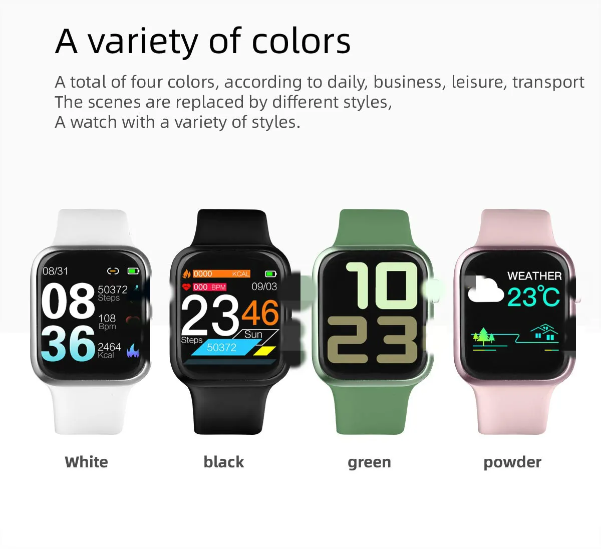 IWO 13 SE Smart watch Full Touch Women Men IP68 Waterproof Fitness Tracker Heart Rate Sport Modes Smartwatch VS P68 P70 Bracelet |
