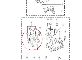 

Original gearbox bracket, engine bracket, suitable for SAIC MG 6 new