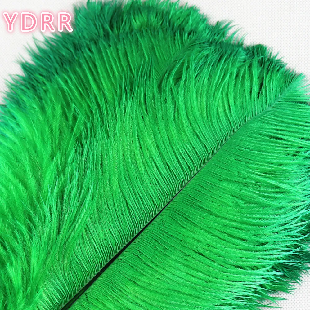 

50 pcs Cheap price 25-30cm Ostrich Plumes wedding Feathers Wholesale Factory Supply Dyed Ostrich Plumas for Carnival Decoration