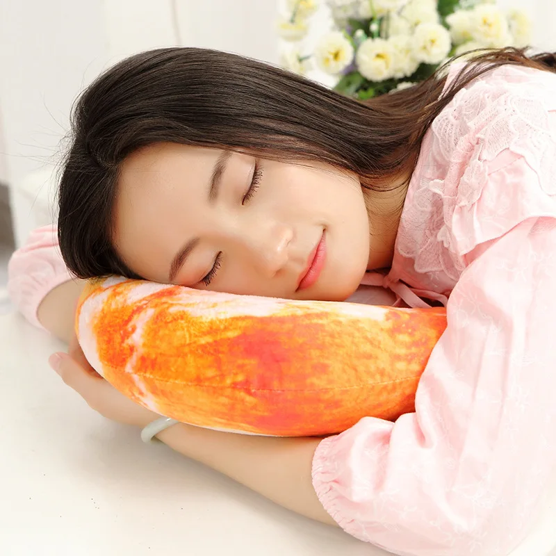 

Creative Model Large Shrimp Meat Toy Travel Pillow Cartoon Pepper U-SHAPE Neck Pillow Croissants Bolster Gift