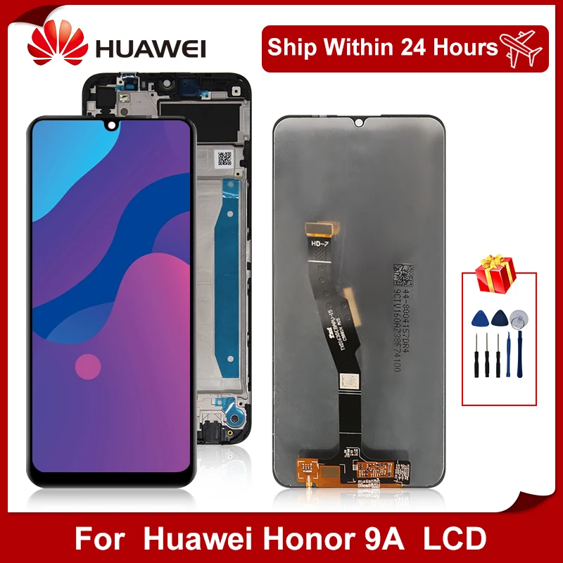 6 3 &quotОригинал для Huawei дисплей Honor 9A ЖК с сенсорным экраном дигитайзер в сборе Y6P 2020 MOA LX9 запасные части|Экраны