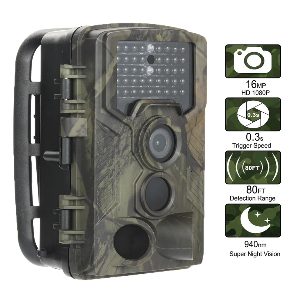Trail охотничья камера HC800A 16MP инфракрасная Мобильная камера s фото ловушки 1080P камеры дикой природы