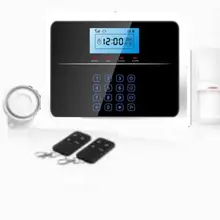 GSM PTSN Двойная сеть Беспроводная охранная сигнализация