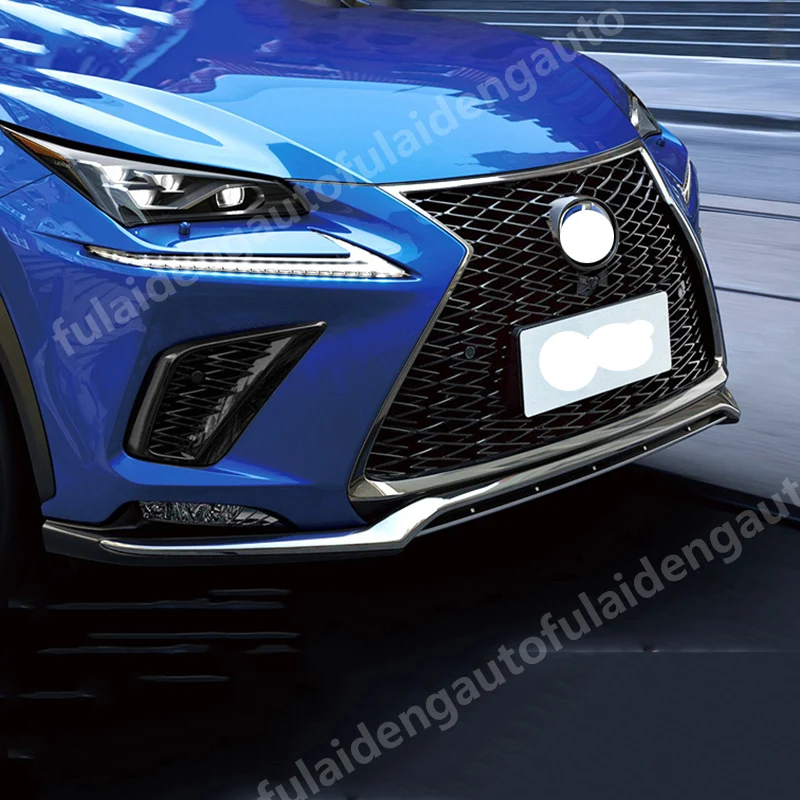 Для Lexus NX200t NX300h- спортивный стиль черный Передний бампер противотуманный светильник крышка решетка рамка отделка автомобильные аксессуары