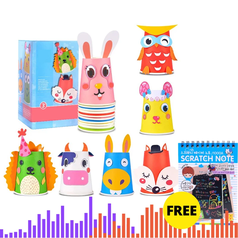 3D Sticker Puzzle Game DIY Cartoon Animal Learning Education Toys For Children Kids DIY Baby Toys for Children Kids Boy Girl - Цвет: A