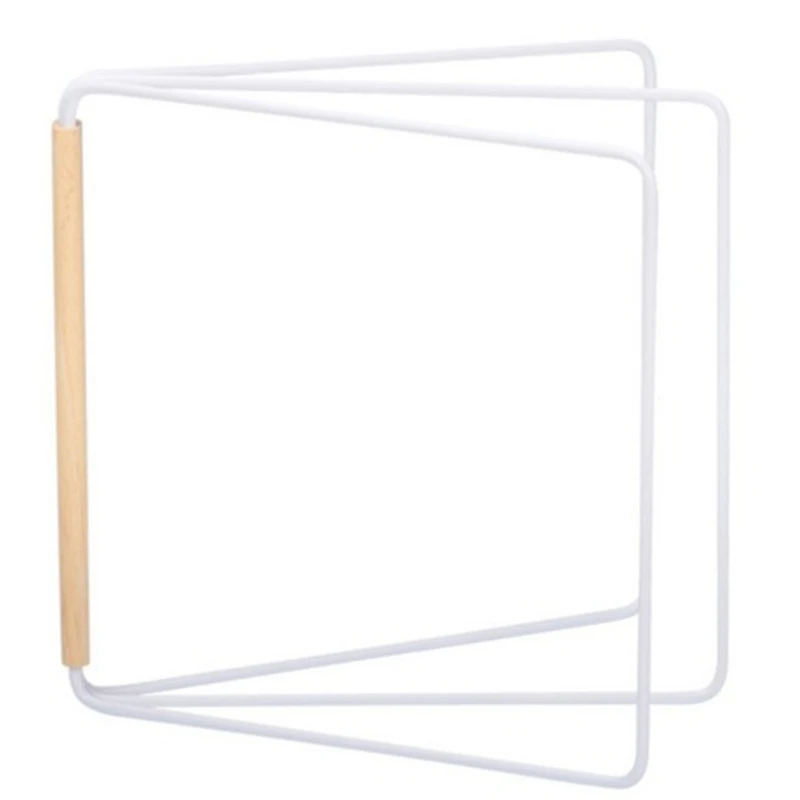 

Folding Storage Racks Metal Desktop Towel Rag Holder Hanger Drying Rack Storage Organizer