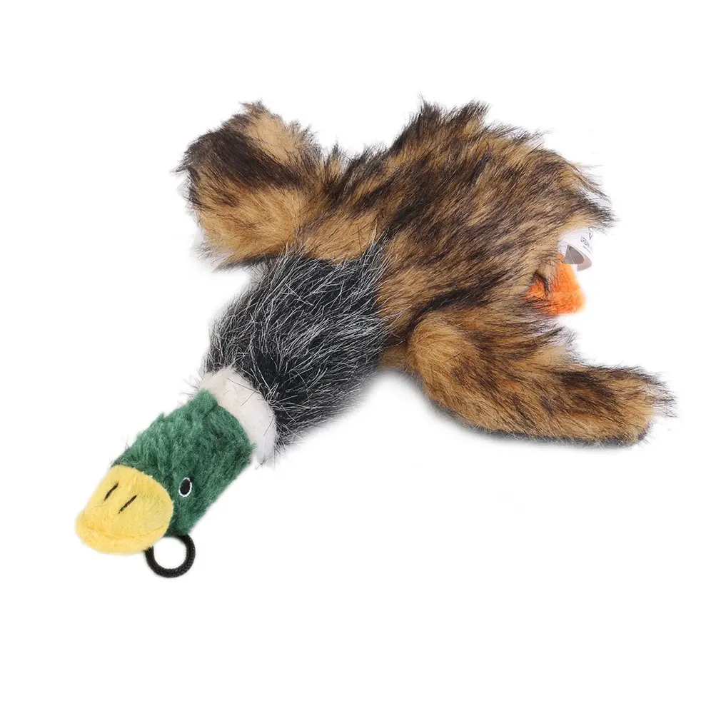 

2019 Classic Dog Toys Stuffed Squeaking Duck Dog Toy Plush Puppy Honking Duck for Dogs pet chew squeaker squeaky toy