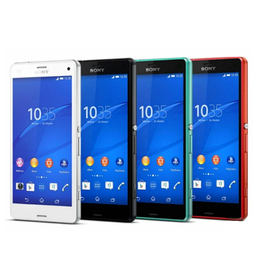 Абсолютно мобильный телефон sony Z3 compact, глобальная версия, мобильный телефон sony D5803 4,", четырехъядерный процессор Snapdragon 801, 2 ГБ, 16 ГБ, 2600 мАч, 4G, NFC телефоны