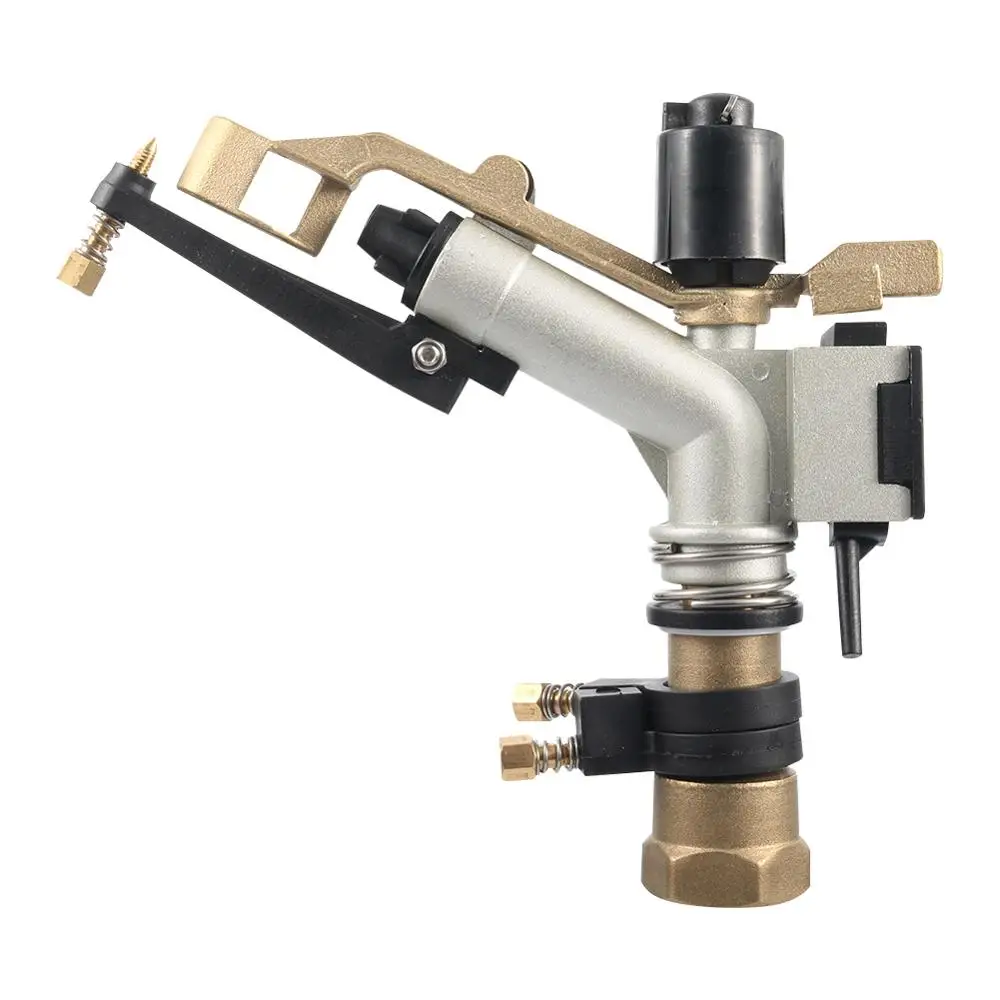 G1" Female Thread Big Covering Range Sprinklers Agriculture Farm Garden Irrigation Watering Rain Gun Metal Lawn Park Sprinkler garden sprinkler irrigation sprinklers garden irrigation nozzle drip irrigation sprinklers garden sprayer nozzles