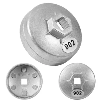 

Aluminum Oil Filter Wrench Silver Socket Replacement Parts Accessories
