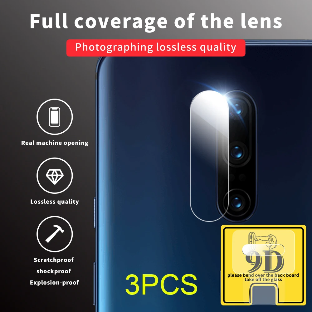 Пленка для объектива камеры Oneplus 7 7T Pro 6 6T 5 5T 3 3T 9D мягкая пленка из закаленного