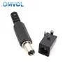 1set 5.5X2.1mm DC Power Female Plug Jack + Male Plug Jack Socket Adapter Connector ► Photo 2/6