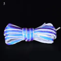 1 Pair Reflective Shoelace For Sneakers Laser Sports Running Shoes Lace Adult Children Shoe Laces Luminous Glowing Shoe Strings