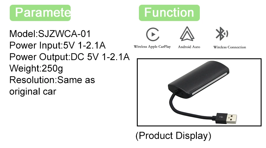 Perfect Joyeauto Wireless Carplay Car Play Activator Android Auto for Audi Mercedes Porsche Volkswagen Hyundai Volvo Cadillac (Pre-Sale) 6