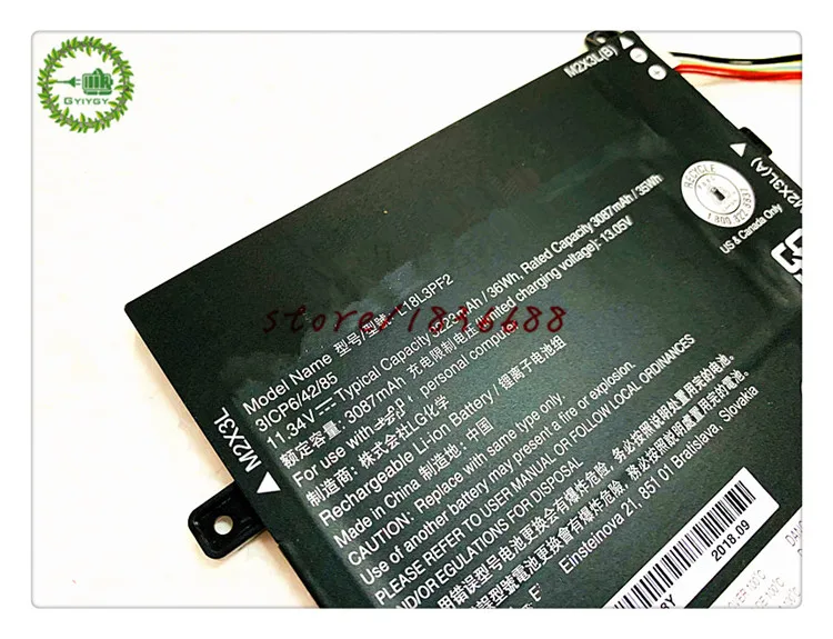 11,34 в 36wh L18L3PF2 ноутбук аккумулятор для Lenovo IdeaPad S340-14API S340-14IIL S340-14IML S340-14IWL S340-15API S340-15IIL серии