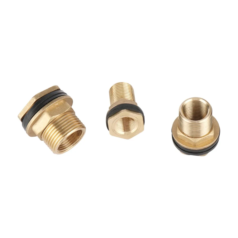 Gardening Tools 1/2 3/4 1 Male Thread To 3/8 1/2 3/4 Female Thread Brass Water Tank Water Tower Pipe Drain Adapters 1 pc