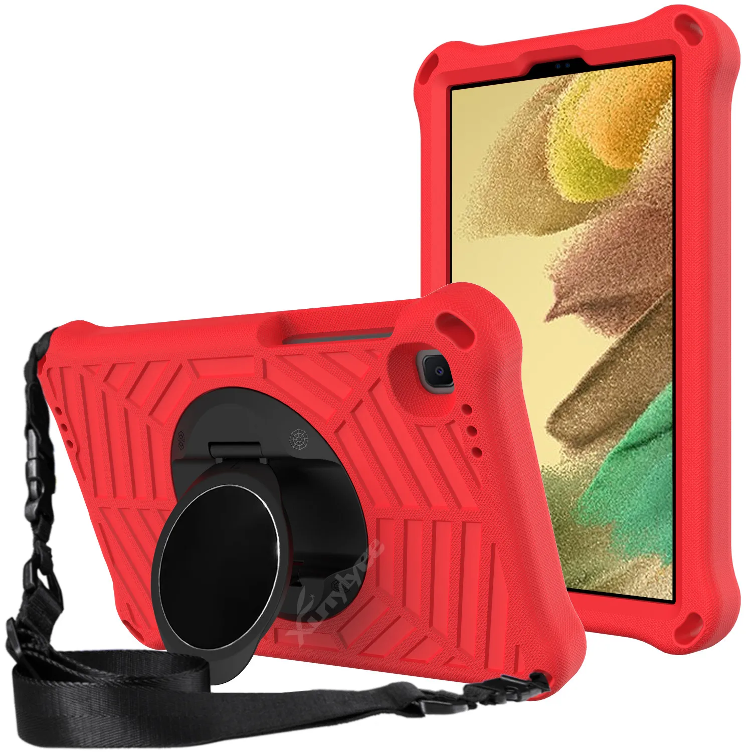 Kids Safe EVA Tablet Case For Samsung Galaxy Tab A7 Lite 8.7 2021 SM-T220 T225 Galaxy Tab A7 10.4 SM-T500 Shoulder Strap Cover