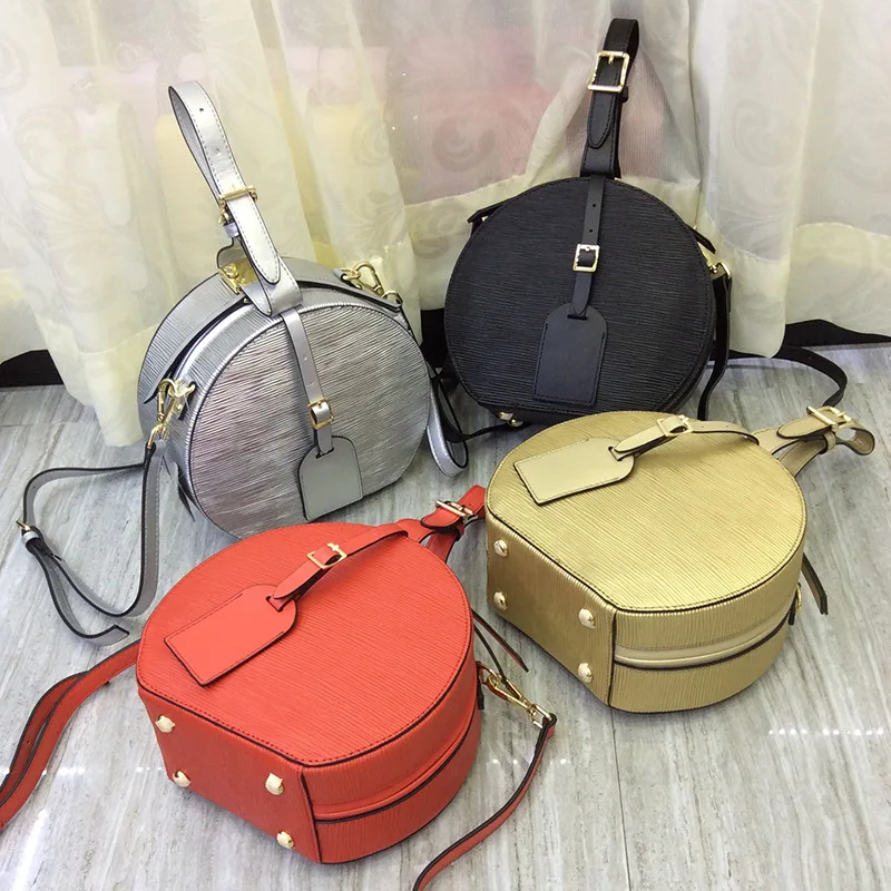 

Creative Sling Bag Skew Genuine Cow Leather Designer Round Luxury Multi Color Fashion Women Bag Famous Brand Drop Shipping Show