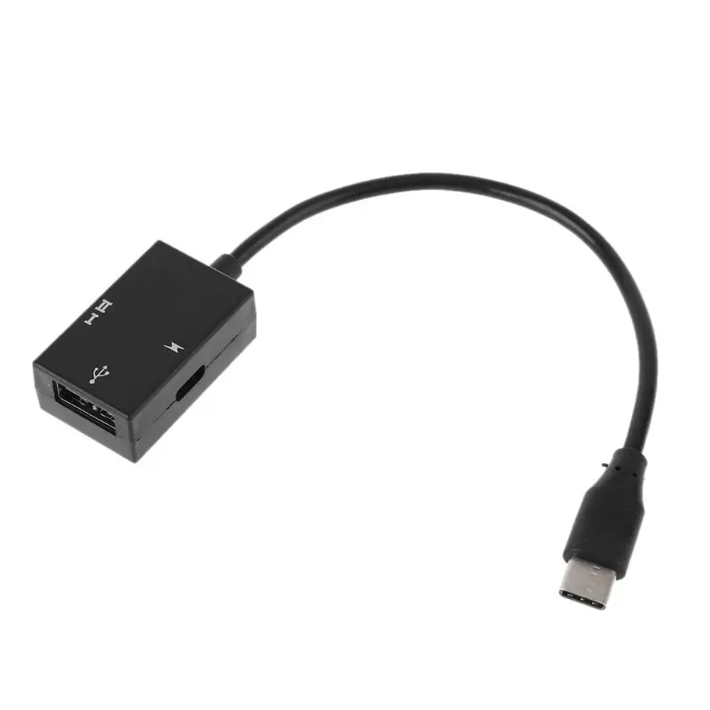 USB 3,1 type C к USB 2,0 OTG Кабель-адаптер шнур с зарядным портом для смартфонов X6HA