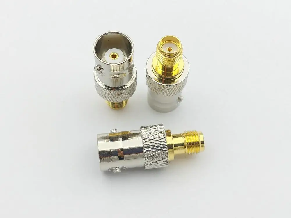 20 шт./100 шт. медный гнездовой адаптер SMA в гнездо BNC коаксиальный RF|jack adapter|jack jackjack to