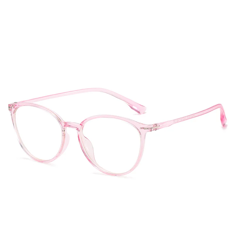 Кошачий глаз прозрачные линзы женские оптические очки близорукость очки-0,5-1,0-1,5-2,0-2,5-3,0-3,5-4,0-4,5-5,0-5,5-6,0 - Цвет оправы: Розовый