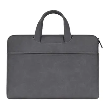 

2019 Fashion Pu Waterproof Scratch-resistant Laptop Briefcase Notebook Shoulder Bag Carry Case for Women and Men 13 14 15 Inch