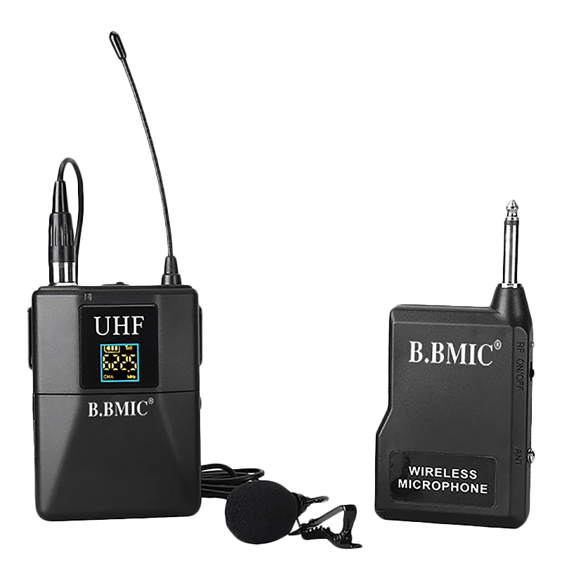 

B.BMIC U-Segment Wireless Lavalier Micro-phone Vocal Lapel Clip Mic Voice Amplifier Mini Mic for Teaching Speech