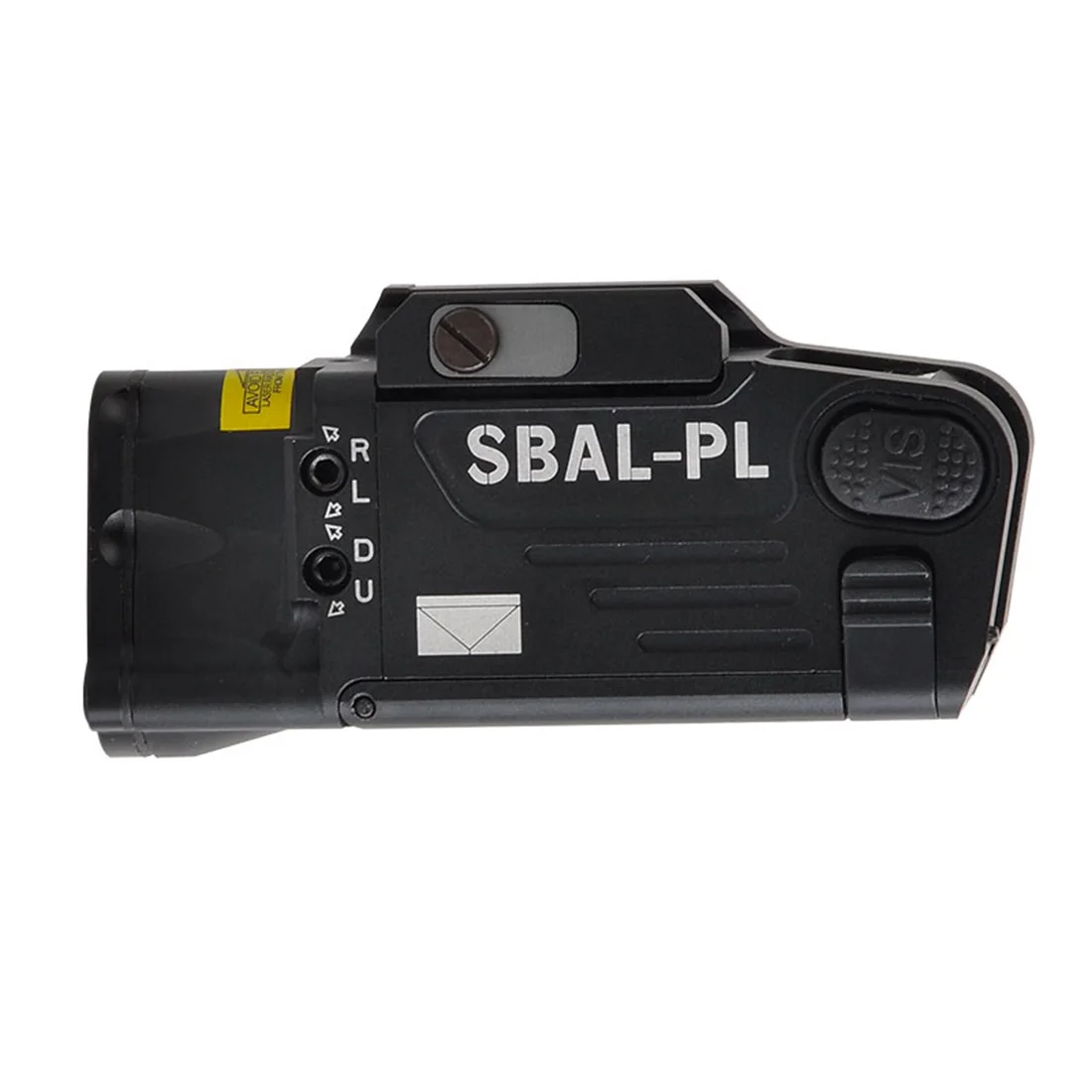 SBAL-PL тактический охотничий светодиодный красный лазерный фонарик для стандартного бластера с 20 мм Рельсом/m1913-тан - Цвет: Черный