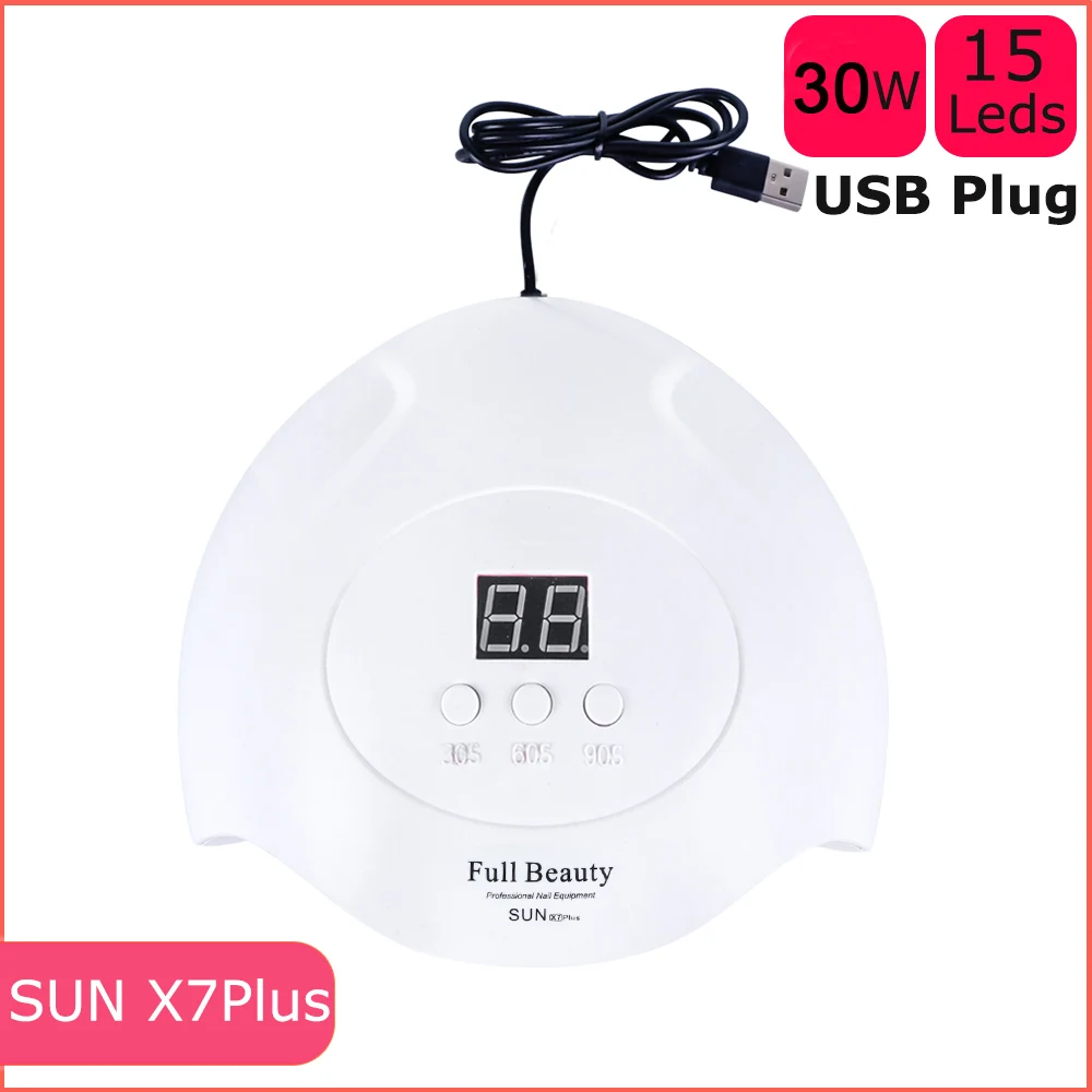 SUNX7Plus White 72 Вт светодиодный лампы для ногтей быстро вылечить гель светильник с 36 светодиодный s солнца светильник ногтя Сушилка для ногтей гель 30/60/90s Timmer Авто Сенсор SASUNX8Plus-1 - Цвет: SUNX7Plus White