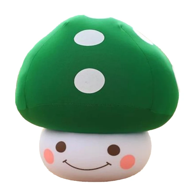 14in Plush Stuffed Doll Mushroom Soft Toy Home Decoration Emotion Appease for Baby Office Ornament Automobile Decoration