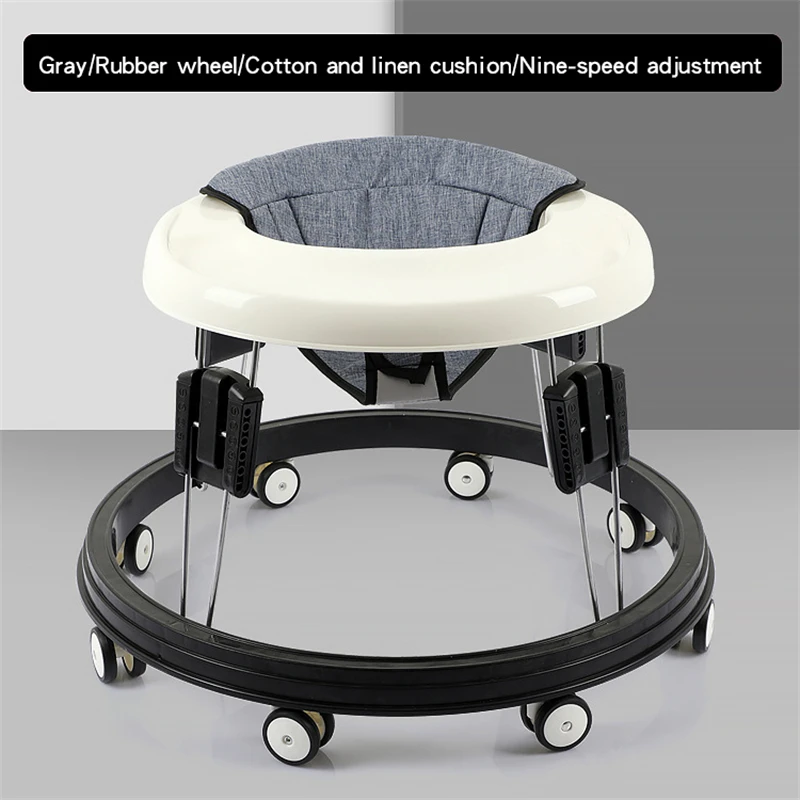 代引送料無料 ベビーウォーカーとホイール男の子赤ん坊の道アンチロールオーバー折りたたみ女の子ホイールウォーカー多機能車のベビーカー 直販限定 Proport Kyoto Com