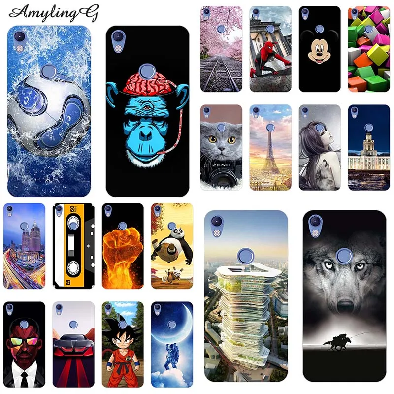 

Phone Case For Tecno Spark2 KA7 6.0" Print For Tecno Spark 2 KA7 Colorful For Tecno KA7 Wolf Animal Patterned Phone Shell Rubber