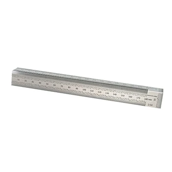 

Hole Ruler Scale Gauge Stainless Steel Woodwork Carpentry Measurement Tool Kit