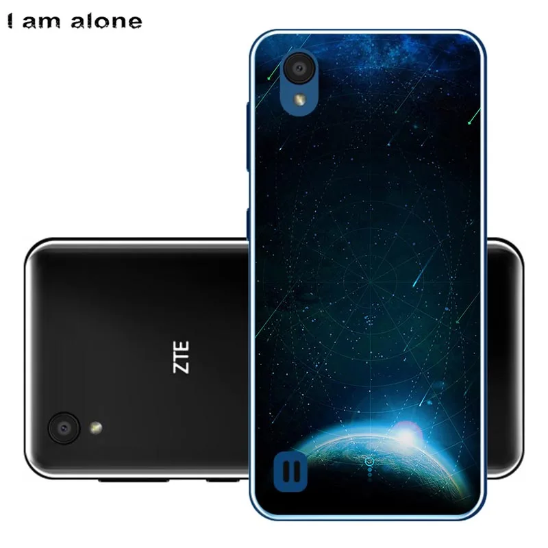 Чехлы для телефонов I am alone для zte Blade A5 5,45 дюймов Мягкий ТПУ модный мобильный для zte A5 сумки задняя крышка