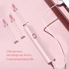 Washable Electronic Whitening Teeth Brush Ultrasonic Sonic Electric Toothbrush Rechargeable Tooth Brushes  Adult Timer Toothbrus ► Photo 2/6