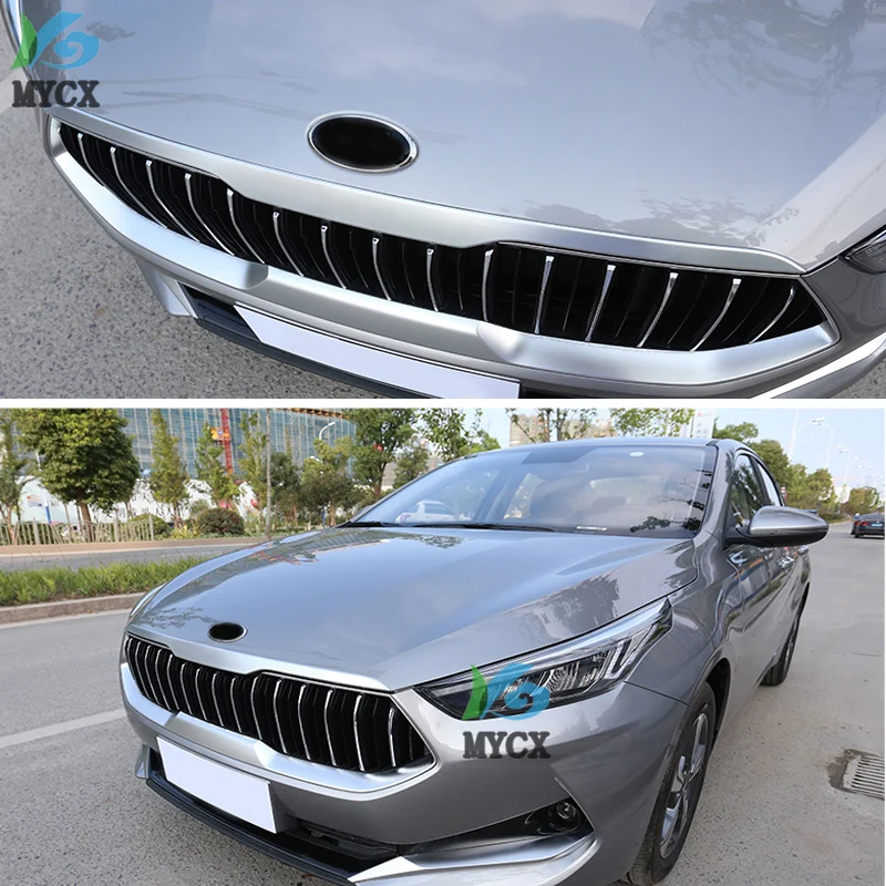 Для Kia Cerato, новое поколение K3, Хромированная передняя капот, решетка капота, гриль, крышка для губ, отделка, молдинг, гарнир, Стайлинг автомобиля