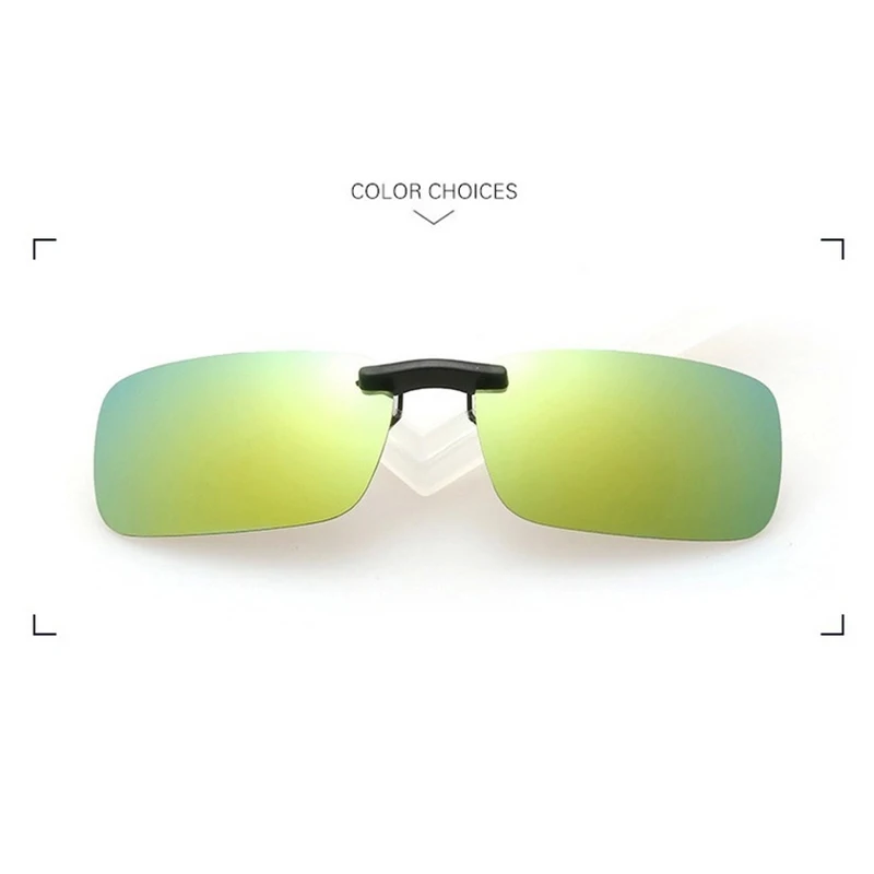 Polarized Sunglasses Night Vision Glasses Unisex Polarized Clip On Sunglasses For Driving Cycling