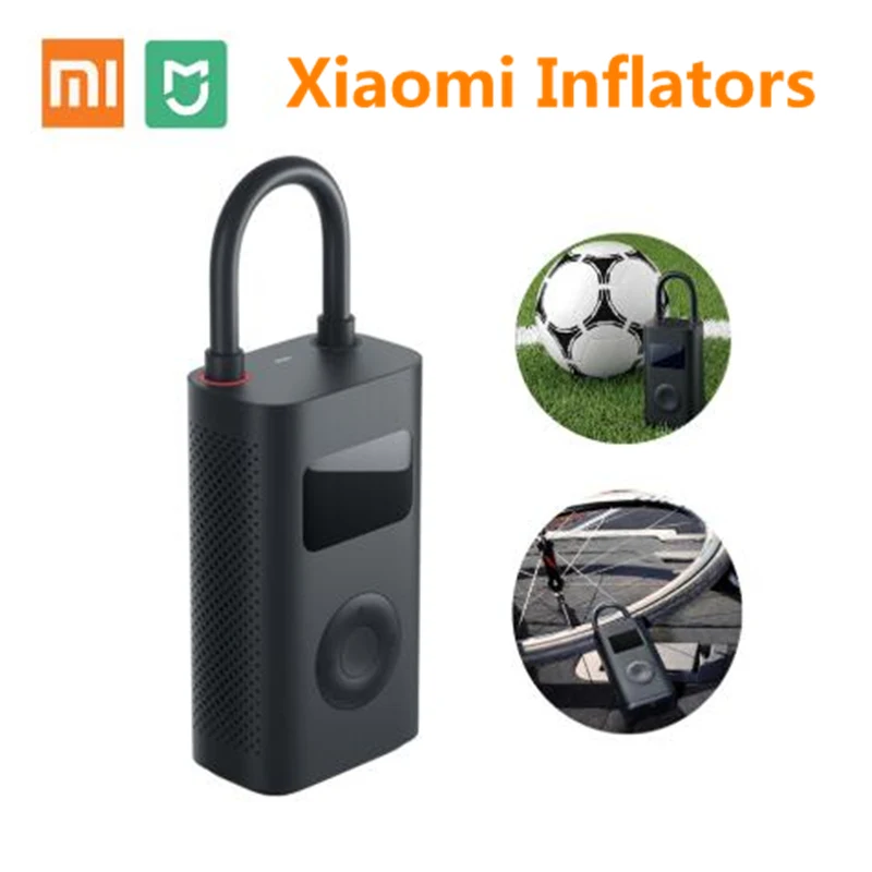 Насос давления в шинах Xiaomi Mijia портативный насос с измерителем несколько насадок