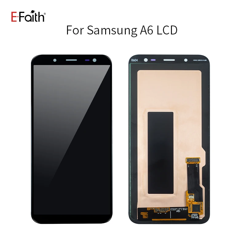 Efaith 10 шт. Super AMOLED Samsung A6 2018 A600F ЖК дисплей для сенсорный экран дигитайзер в сборе