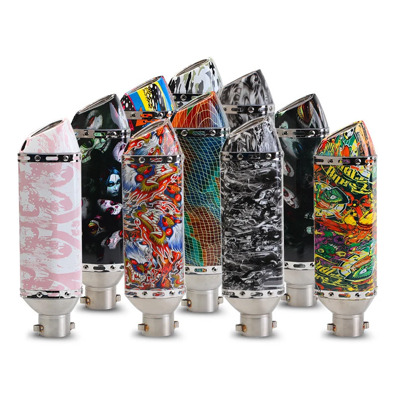 

Universal 38-51 mm Motorcycle Exhaust Muffler Pipe Stainless Steel Tail Escape Removable Db Killer Scooter Dirt Bike Silencer