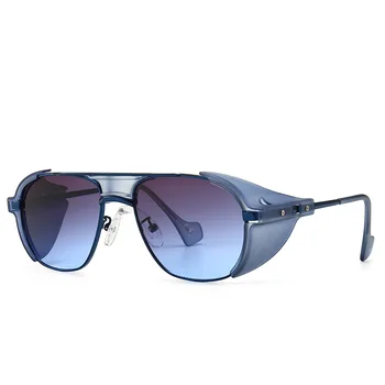 

Summer 2020 New Modern Retro Punk Windproof Dustproof Sunglasses Instagram Street Shot Famous Brand Design Shade Lens Sunglasses
