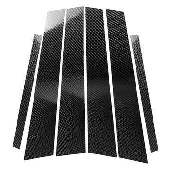 

Carbon Fiber Car Window B-Pillars Decorative Sticker for BMW E46 1999-2004 3 Series Car Styling Trim Accessories