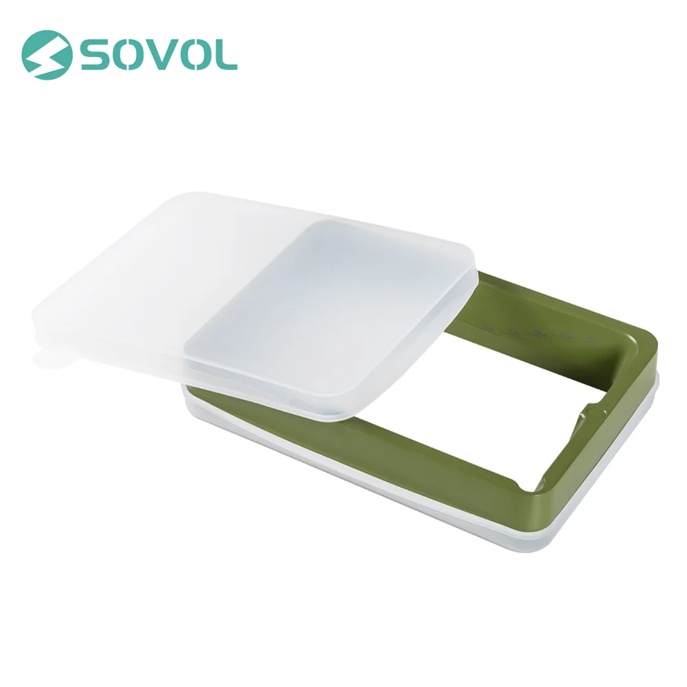 Sovol Resin Vat Set Teflon Surface Die cast Aluminum Resin Tank with FEP Film and Covers