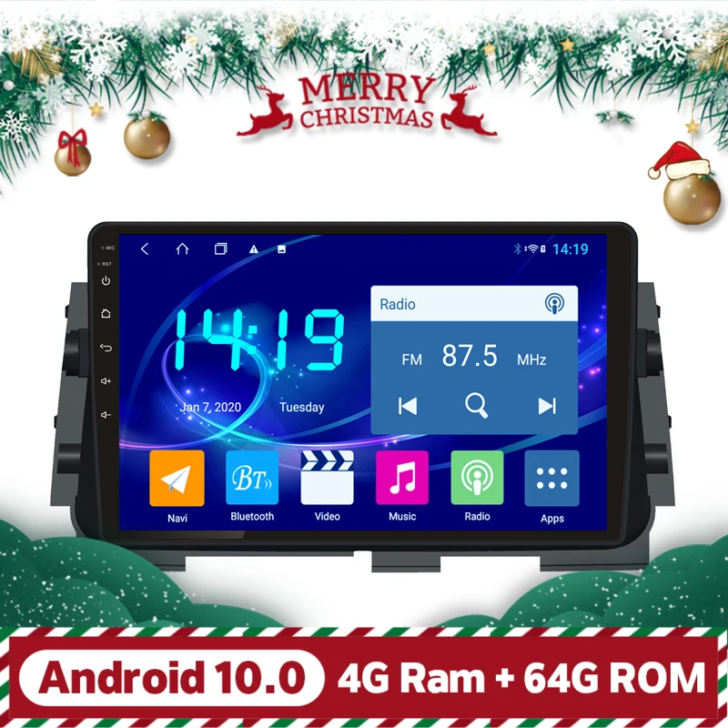 4 ГБ ОЗУ 10 1 дюймов Android автомобильный аудио Gps навигация для Nissan Micra Kicks