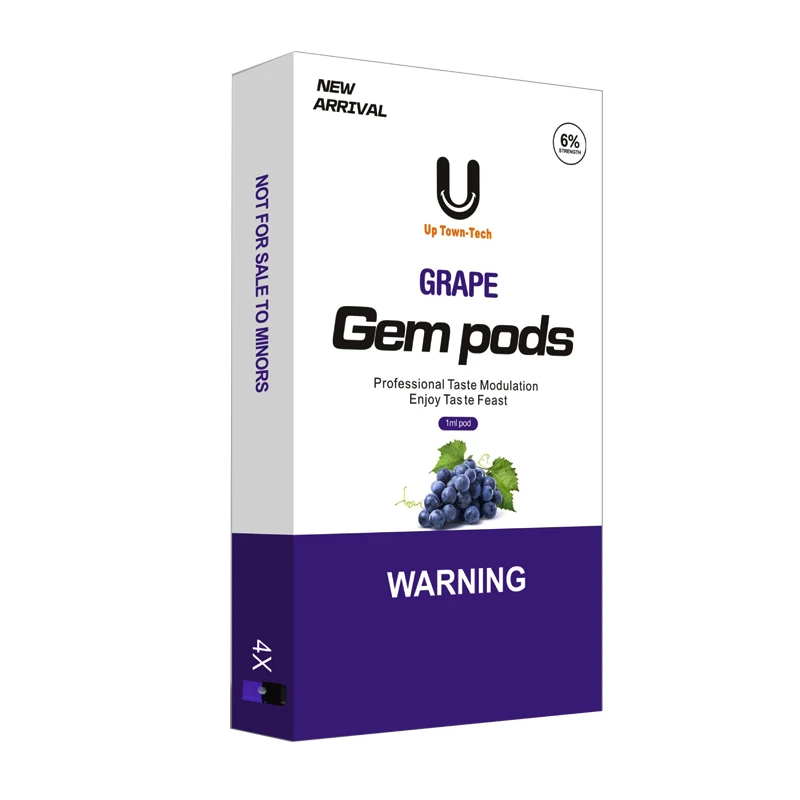 Grape 20 штук, электронные сигареты, вейп картридж, стручки 1,0 мл, емкость, электронные сигареты, стручок для электронной сигареты, вейп, устройство, Стартовые наборы - Цвет: Grape